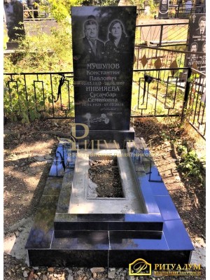 Памятник из гранита "Стандарт семейный" — ritualum.ru Памятник из гранита "Стандарт семейный" — ritualum.ru